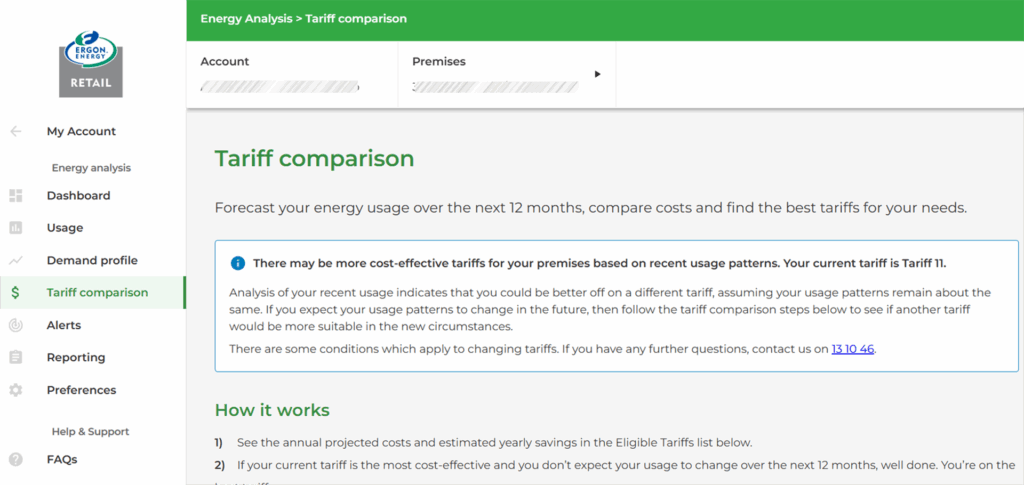 Ergon Tariff 12(E) Change